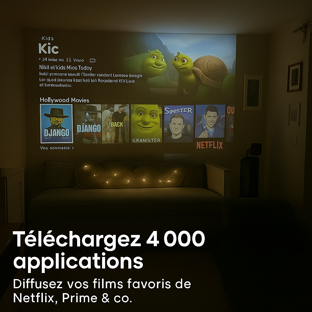 Projecteur nova polss 4K full HD