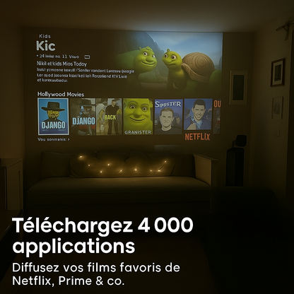 Nova Polss 4K Full HD Projector 